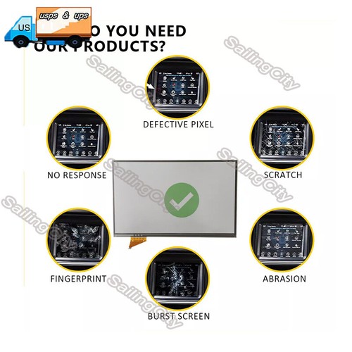 Touch Screen Glass For 2006 2007 2008 2009 TOYOTA PRIUS HYBRID MFD RADIO CLIMATE - Picture 7 of 7