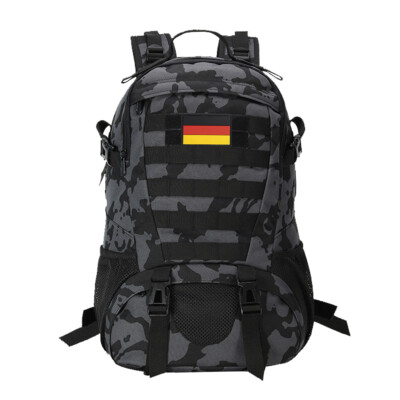 30L Rucksack Herren Taktischer Schulrucksack Bag Sport Freizeit Backpack Schwarz