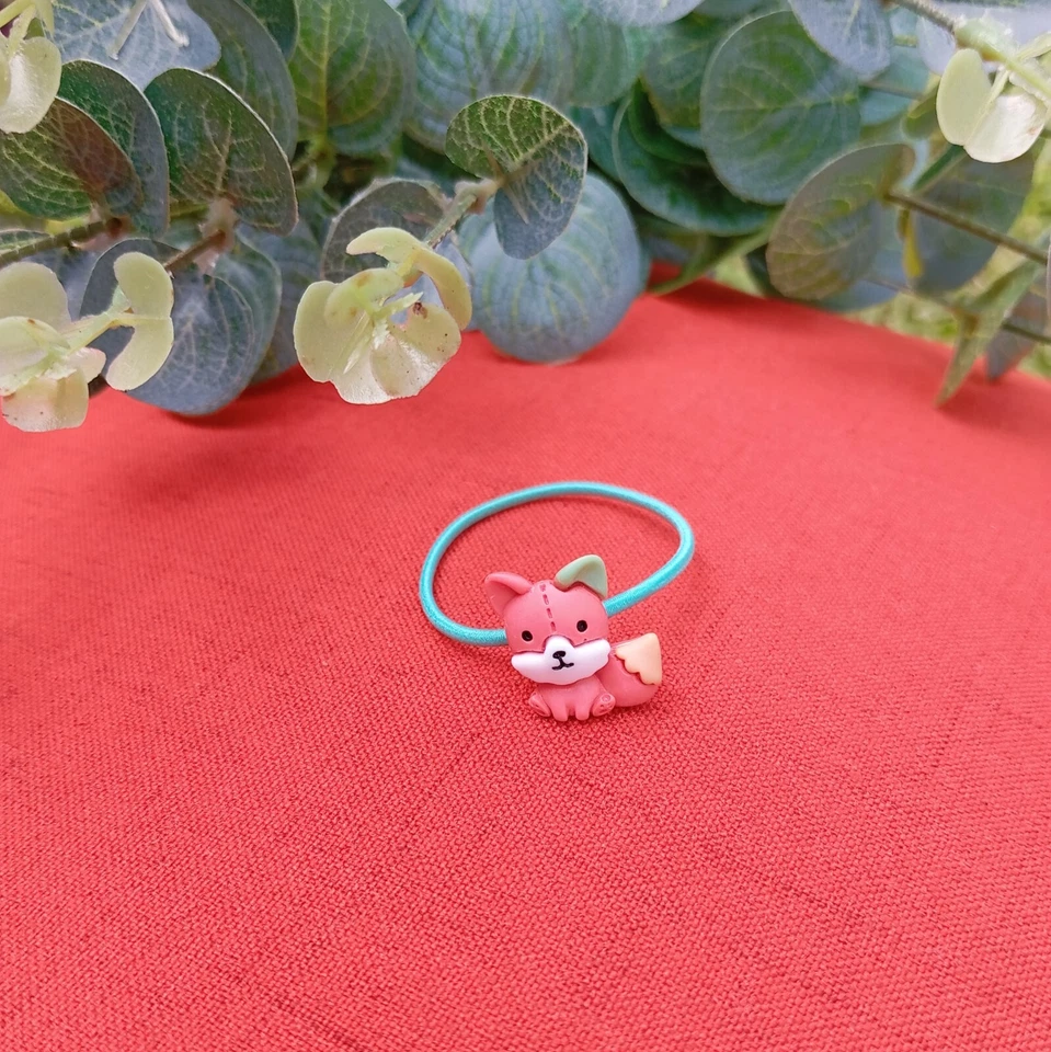 Nueva banda elástica para el cabello de lana Kawaii de dibujos animados Foto 4 de 4