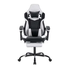 Gaming Chair with Massage,Ergonomic PC Gaming Chair with,High Back PVC Leather