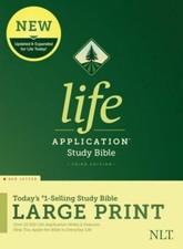 Nlt Life Application Study Bible, Third Edition, Large Print (Red Letter, H...