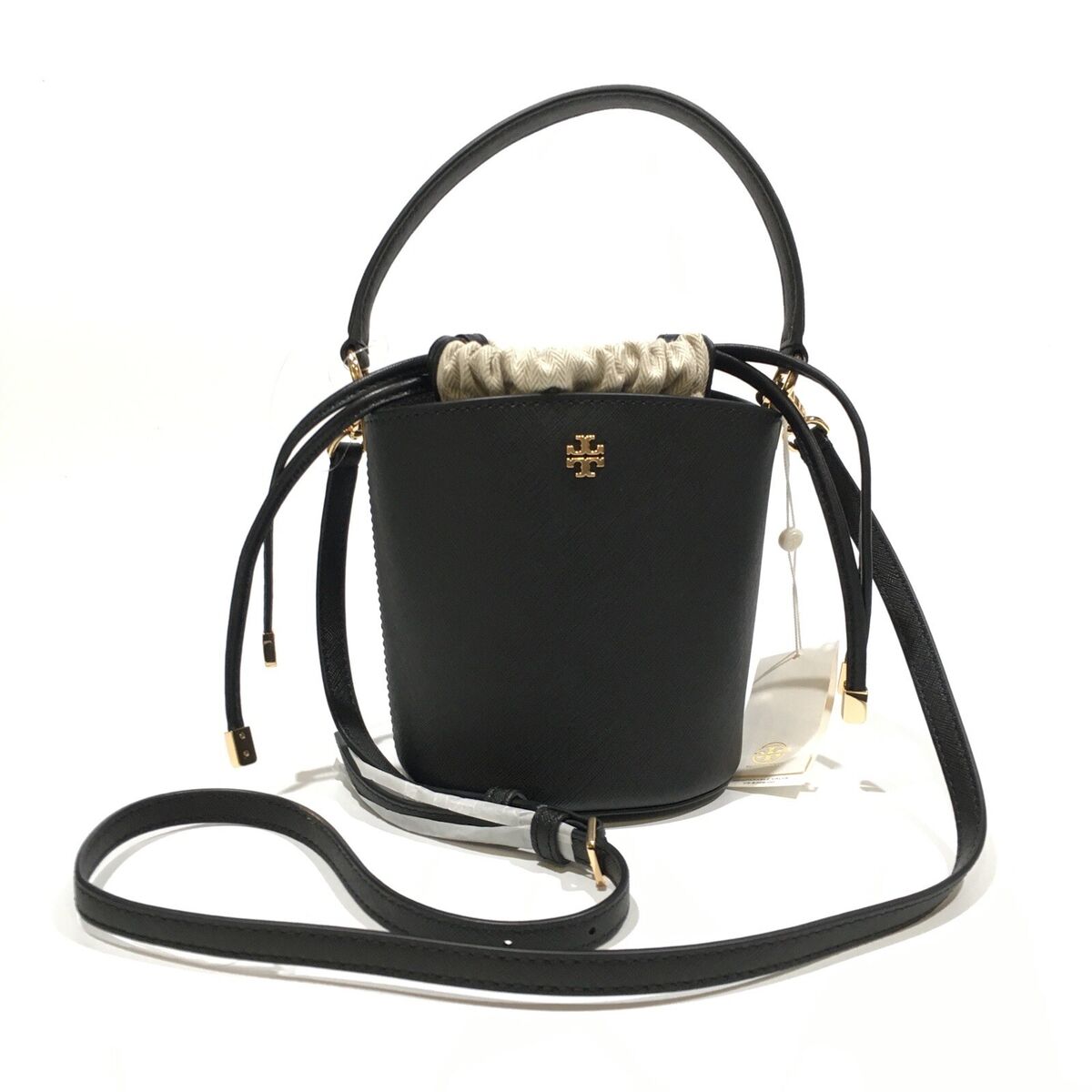 Tory Burch Bags | Tory Burch Emerson Mini Bucket Bag | Color: Black | Size: Os | Nursemca's Closet