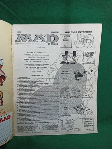 VTG MEXICAN MAD MAGAZINE ESPAÑOL year 3 #21 LION KING - Picture 3 of 3