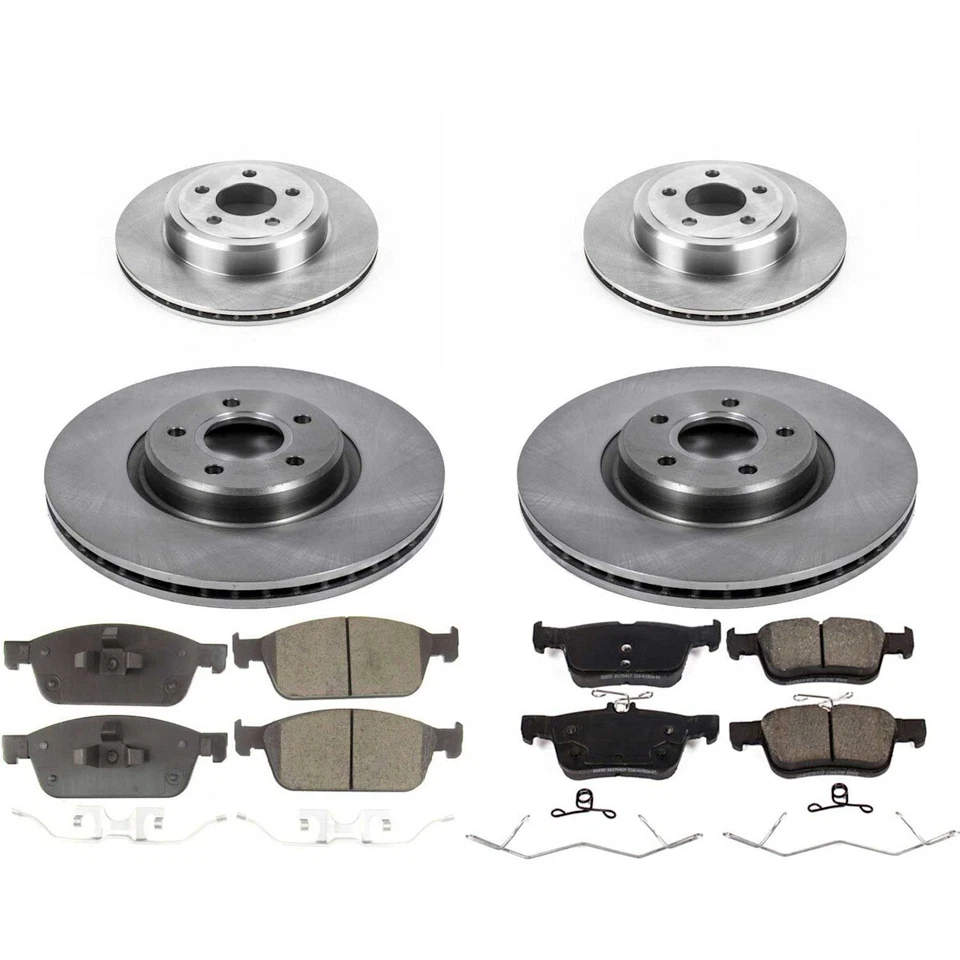 KOE7569 Powerstop Brake Disc and Pad Kits 4-Wheel Set Front & Rear for Escape - Изображение 4 из 4