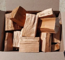 Cherry Wood Chunks for Smoking Grilling Cooking BBQ - 6 pound box