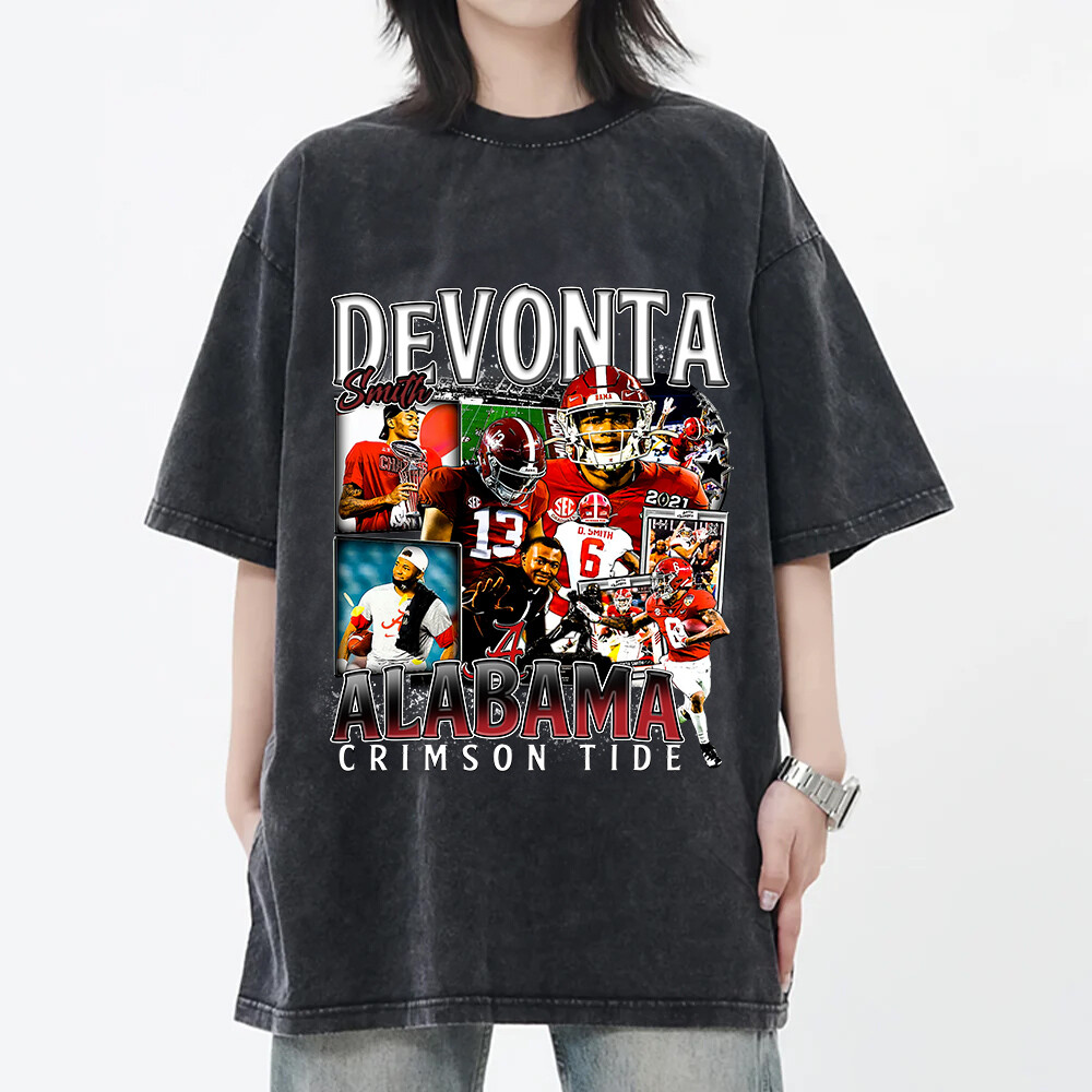 DeVonta Smith Limited Football Bootleg Tee Vintage 90s Graphic Shirts Retro Appa