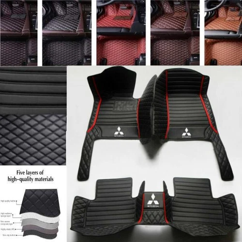 Fit for Mitsubishi Mirage Car Floor Mats Cargo Liners Auto Carpets Custom Mats - Imagen 7 de 38