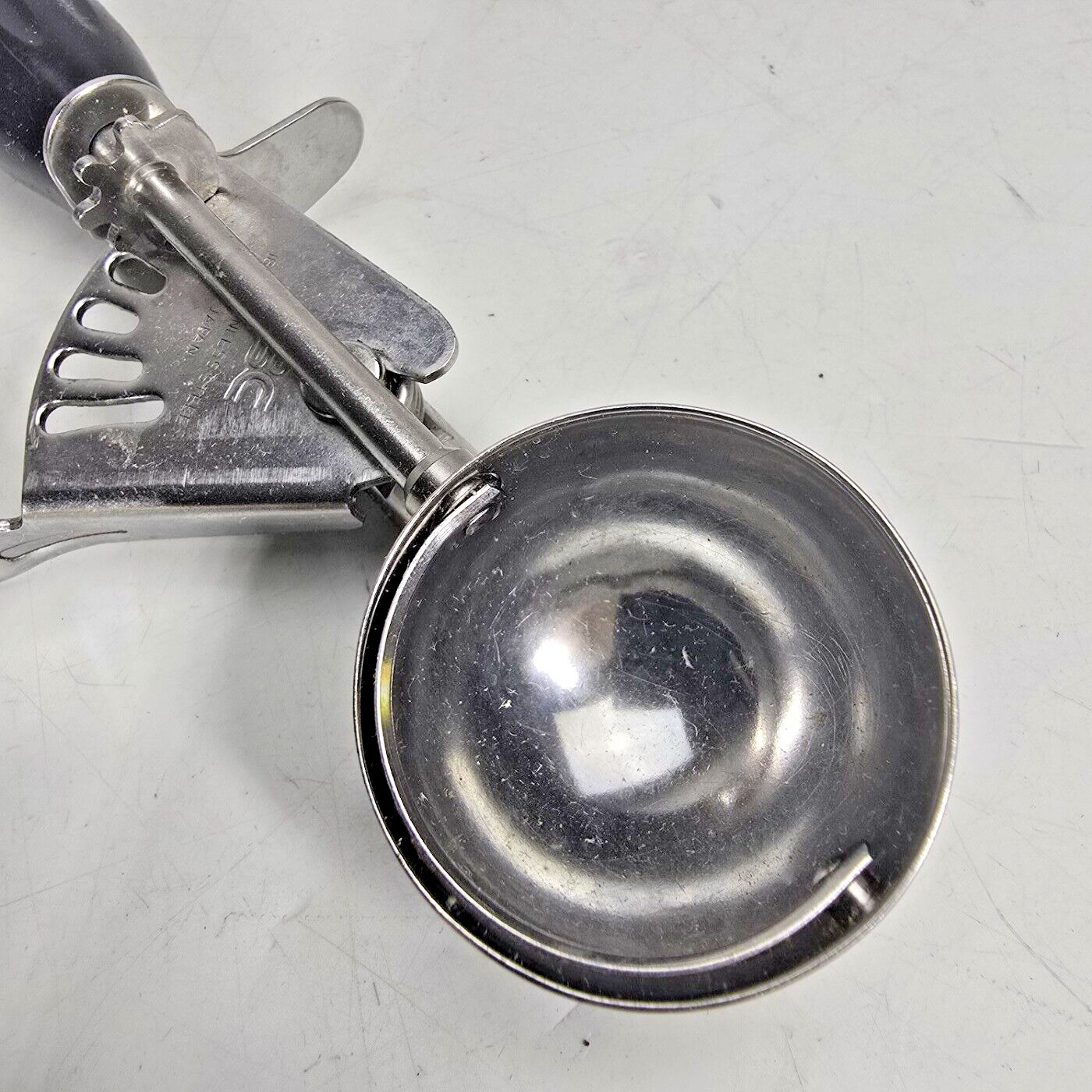 ABC Collection Ice Cream Disher Scoop Food Portion Server 18/8 Japanese Vintage