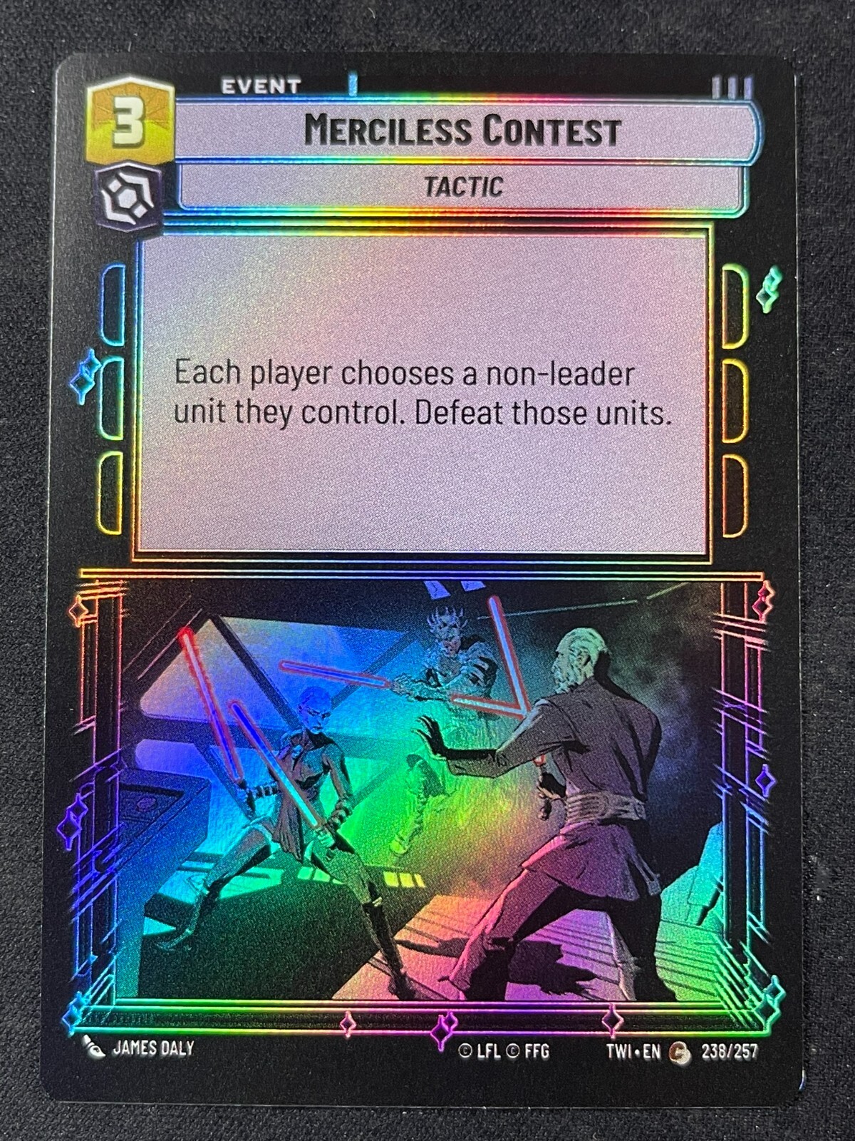 Star Wars Unlimited, Twilight of the Republic - Merciless Contest Foil