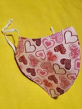 Youth Glitter Hearts Face Mask,
