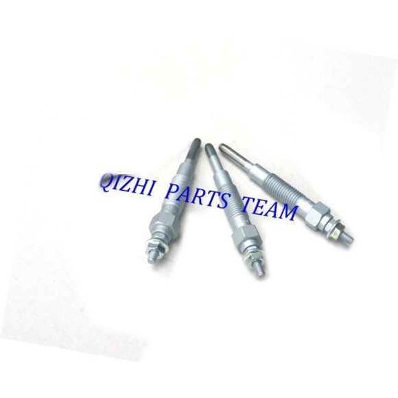 12V Engine Plug Glow Set for Mitsubishi S3L S3L2 Engine Forklift Compact Tractor