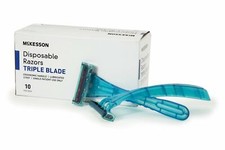 McKesson Razor, Triple Blade, Disposable - Box of 10, BRAND
