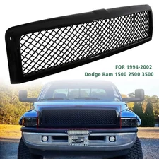 Front Hood Bumper Grille Grill for 1994-2002 Dodge Ram 1500 2500 3500 Mesh Style