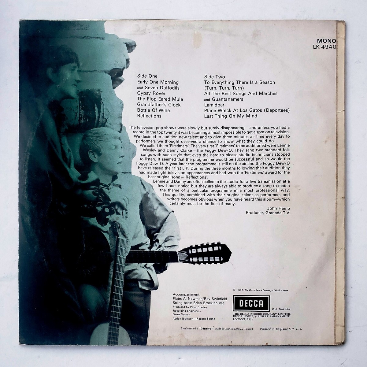 Foggy Dew-O Lp - Scarce 1968 UK Folk Pop - Decca Mono - HEAR | eBay 