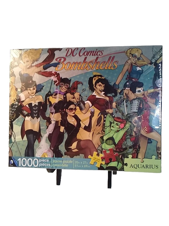 DC Comics, rompecabezas The Bombshells, 1000 piezas. Difícil de encontrar y difícil de encontrar sellado. Foto 2 de 4
