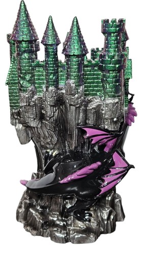 Rare Disney Villains Maleficent Dragon Castle Candle Holder By Bath & Body Works - Picture 4 of 6