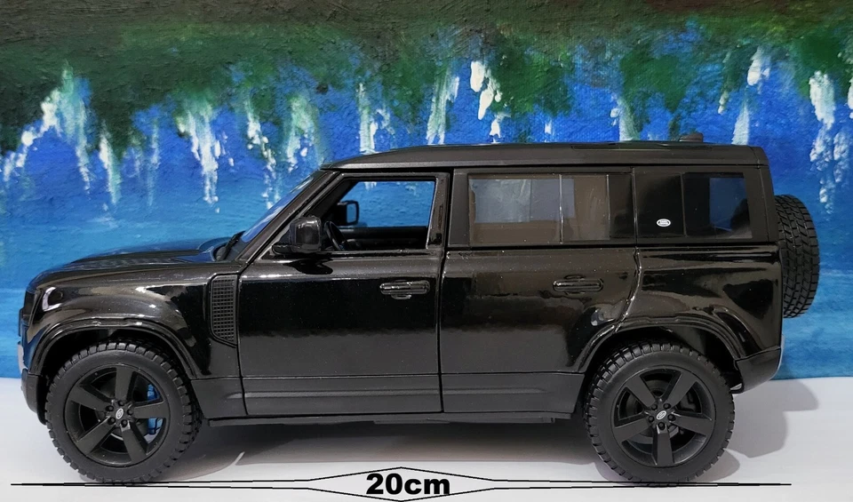 PERSONALIZADO Nuevo Landrover Defender 110 Coche de Juguete Modelo 1:24 papá mamá papá en Caja Foto 4 de 4
