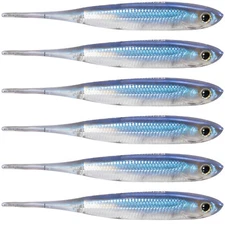 Dr.Fish lot 6 Fishing Soft Plastic Lures 2.8g 3.15in wiggle tail saltwater