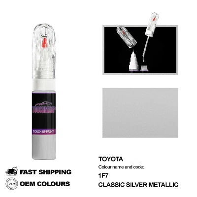 POUR TOYOTA CLASSIC SILVER 1F7 Kit de fixation pinceau stylo peinture retouche - Photo 1/4