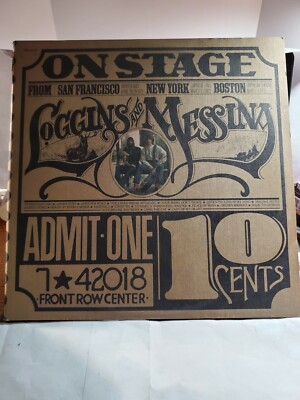 Loggins And Messina  -On Stage - 1974 Columbia PG 32848  VG R38