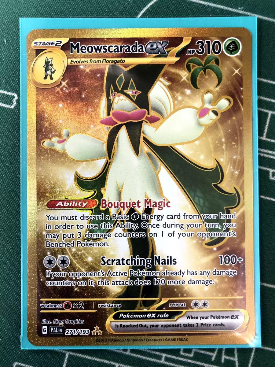 Carta Pokémon Meowscarada Ex Evoluções Em Paldea Original