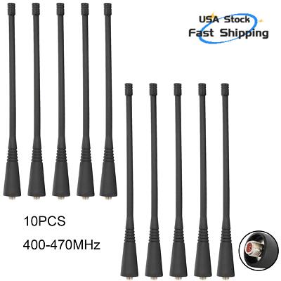 10x ATU-16B UHF Whip Antenna Compatible for EVX534 EVX539 EVX571 EVX581 Radio