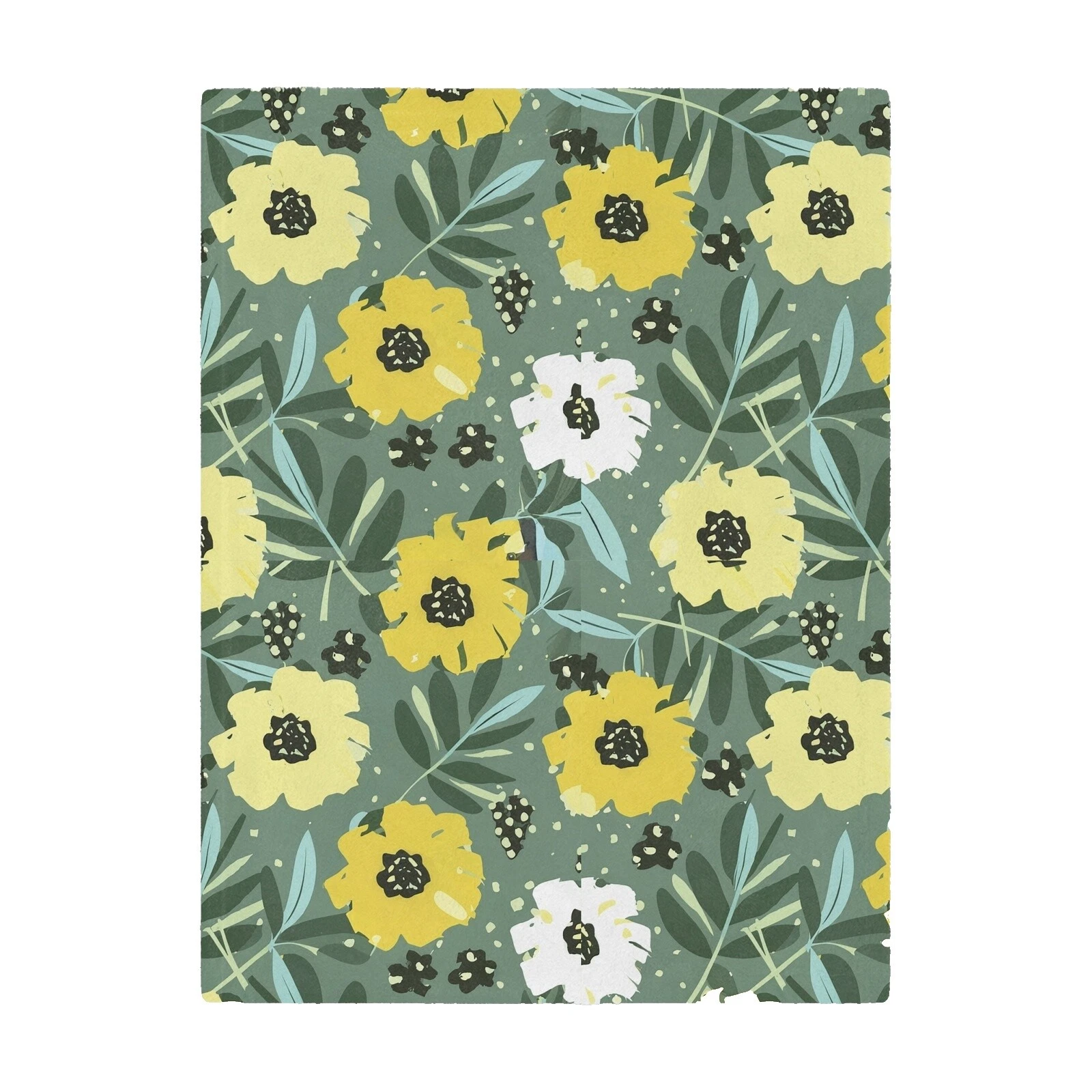 Floral y jardín Sofá lanza