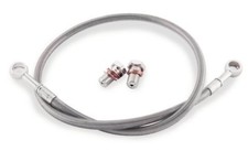 KAWASAKI 2005-2006 ZX6R NINJA GALFER BRAIDED STAINLESS STEEL REAR BRAKE LINE KIT