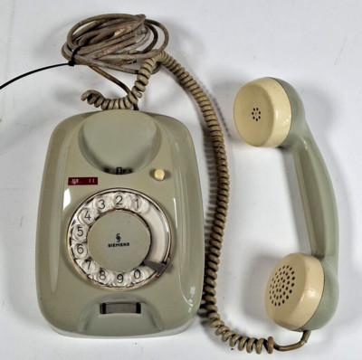 Siemens Halske Fg tist 282T M55 Antique Telephone with Dial Extension