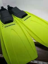 U.S.Divers Snorkel Fins Pacifica Size Women  s 8.5-9.5 Florescent YellowBlack USA
