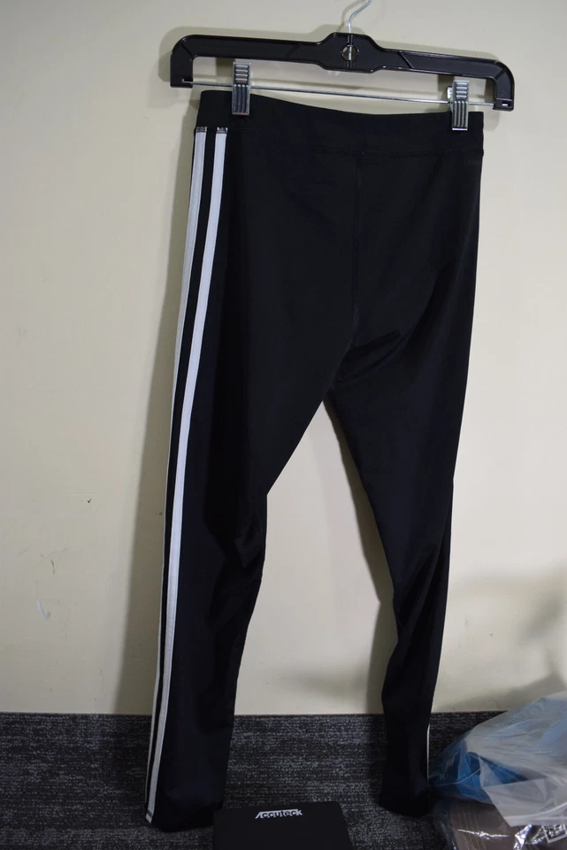 Medias Adidas 3 Rayas Negras Atléticas Replen NIÑAS L 14 28x27.5 Foto 3 de 4