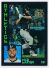 2019 TOPPS CHROME BLACK 1984 35TH ANNIVERSARY NICK MARTINI ROOKIE 022/199