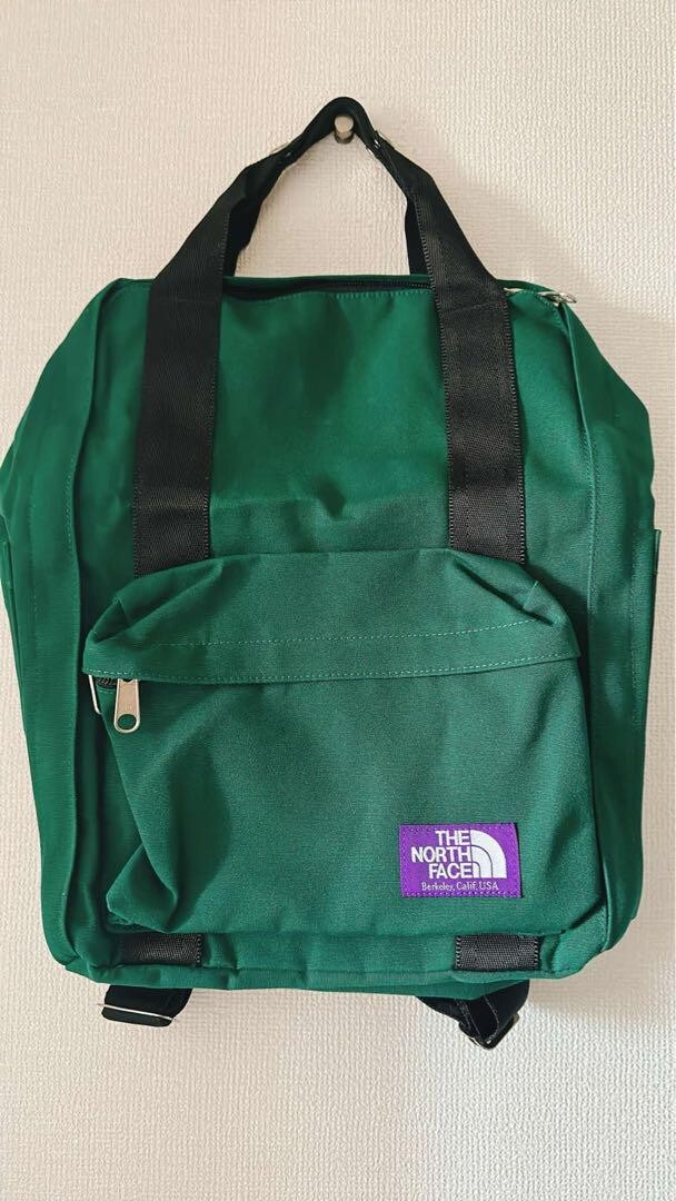 The North Face Purple Label Green 2-Way Backpack Tote Bag New from Japan