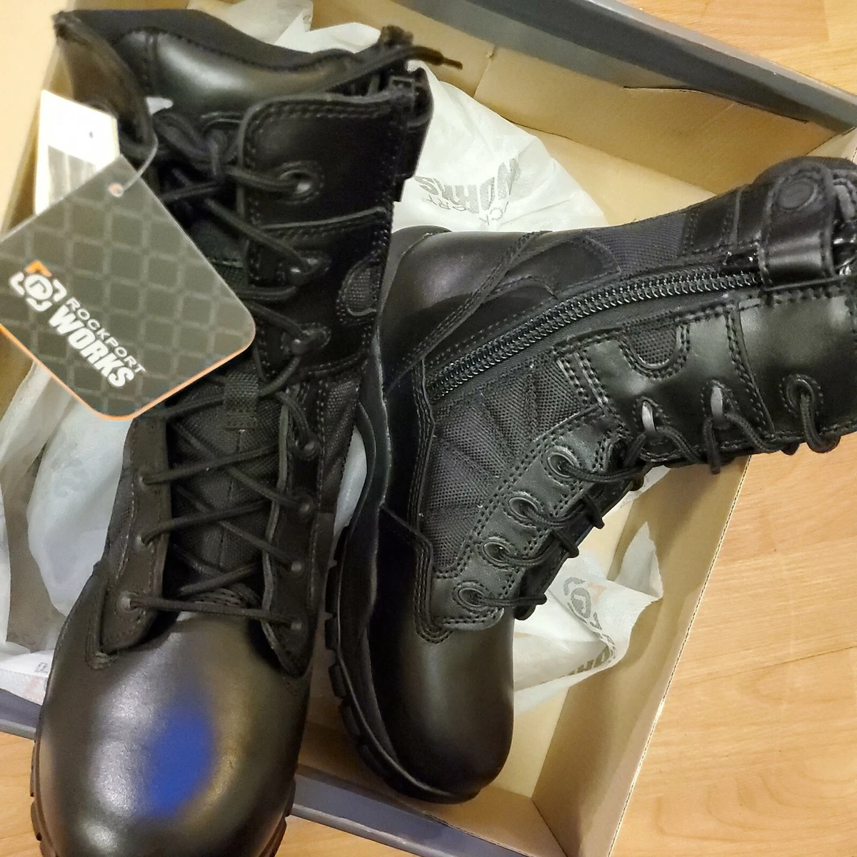 Rockport mens shop work boots