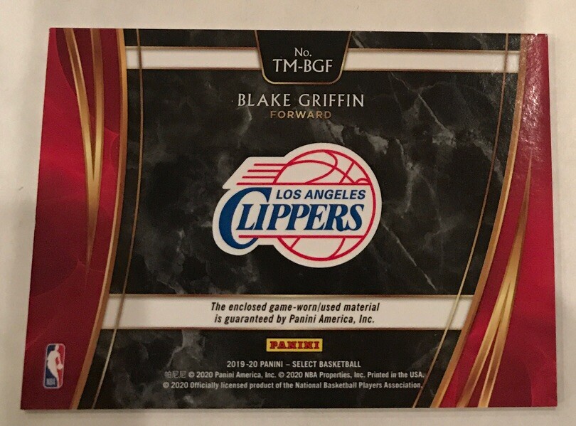 🏀 Blake Griffin Los Angeles Clippers Jersey Size Medium – The Throwback Store 🏀