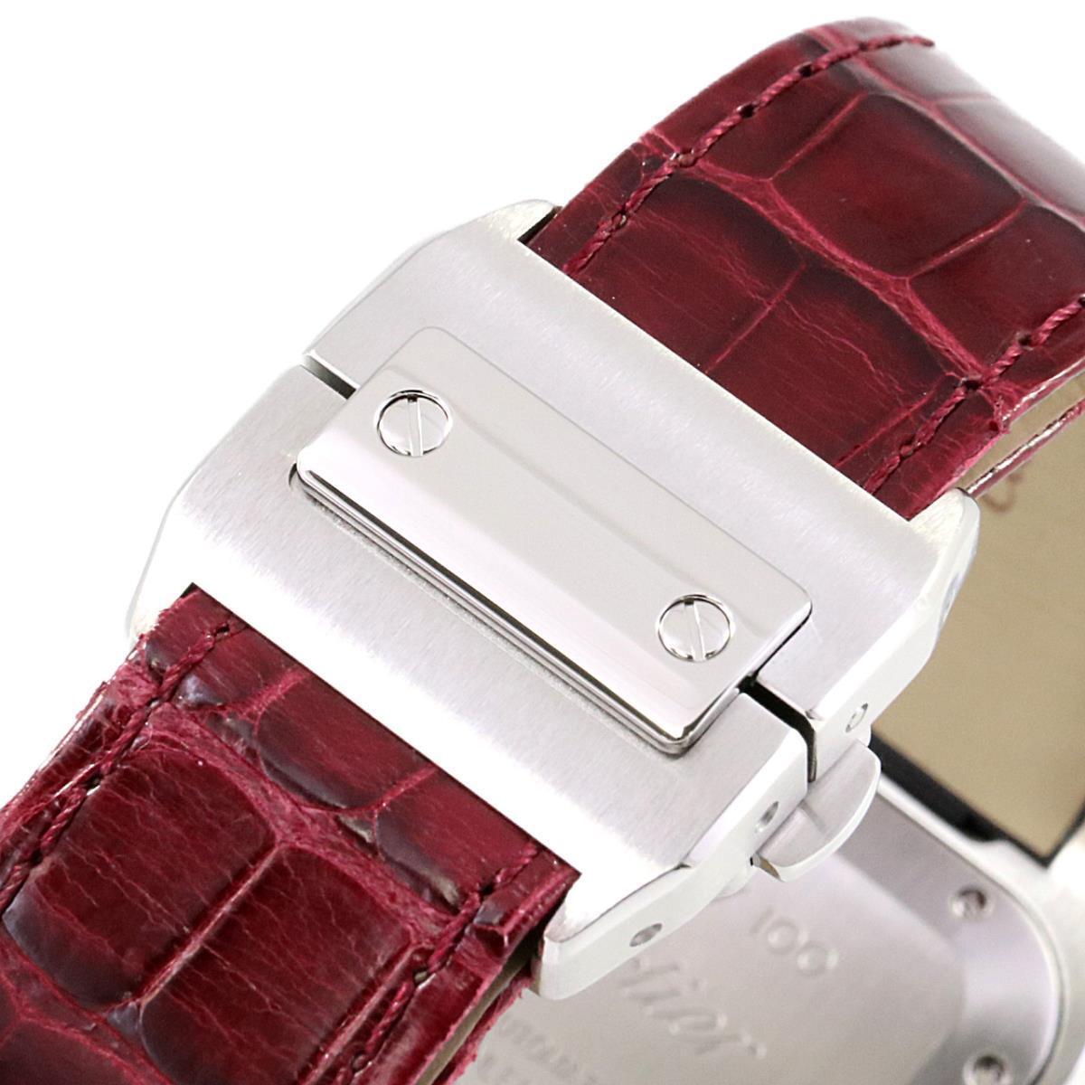 Cartier Santos Silver Women's Watch 