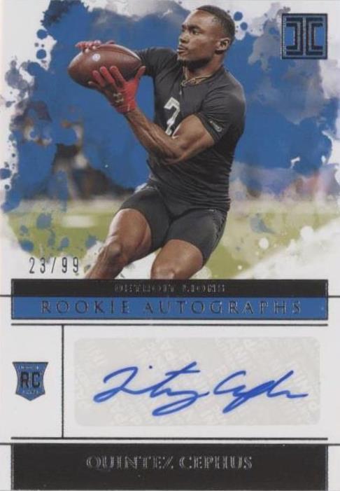 2020 Panini Impeccable Quintez Cephus #171 - 1 of 2