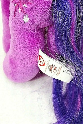 NEW Ty My Little Pony Twilight Sparkle 7" Plush Purple Unicorn Beanie Babies - Picture 6 of 6