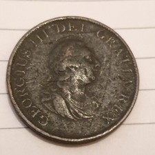1799 Half Penny King George 111
