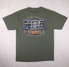 Club Red NRA Large Mens Tee Graphic 2013 2nd Amendment