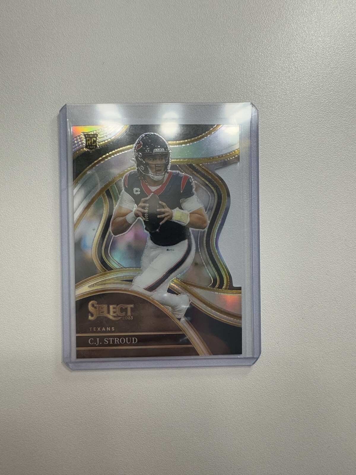 2023 Panini Select - Premier Level Black & Gold Prizm Die-Cut C.J. Stroud (RC)