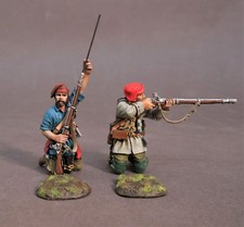 JOHN JENKINS RAID ON ST. FRANCIS MF-09R FRENCH QUEBEC BRIGADE MILITIA KNEELING
