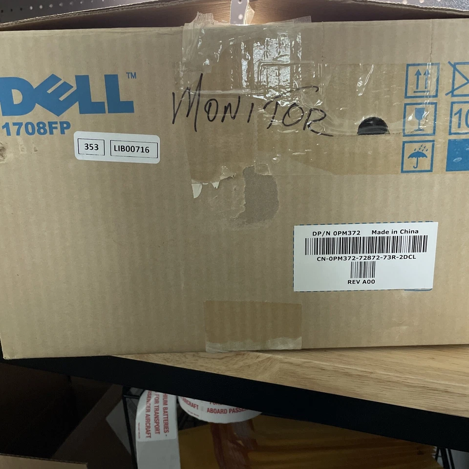 Dell 1708FP 0FP816 0PM372 0F534H 17" Ultrasharp 1280x1024 DVI VGA LCD Monitor - Image 4 of 4