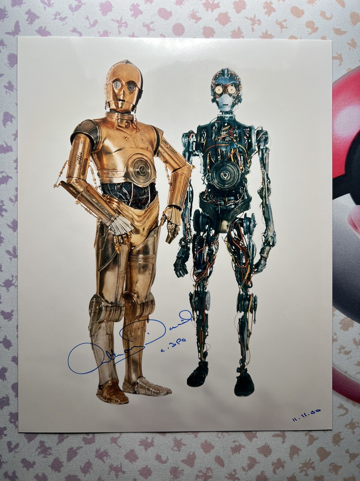 Anthony Daniels Signed C3PO STAR WARS 8x10 Photograph PSA COA PSA DNA
