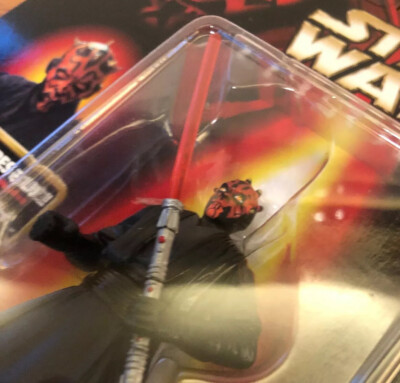 STAR WARS Darth Maul Rare Version Episode 1 CommTech chip Action Figure NIP NEW