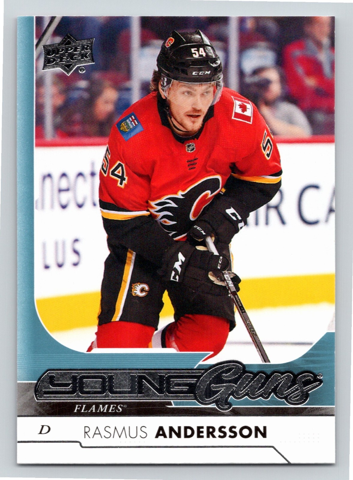 RASMUS ANDERSSON RC YOUNG GUNS 2017-18 UPPER DECK 17-18 NO 218 83610