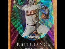 2022 Prizm Draft Picks Victor Mederos Brilliance Purple Wave 