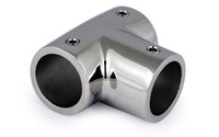 Edelstahl Handlauf T-StüCk 90 Grad 22 Mm Rohr Reling Beschlag Verbinder Boot V4A