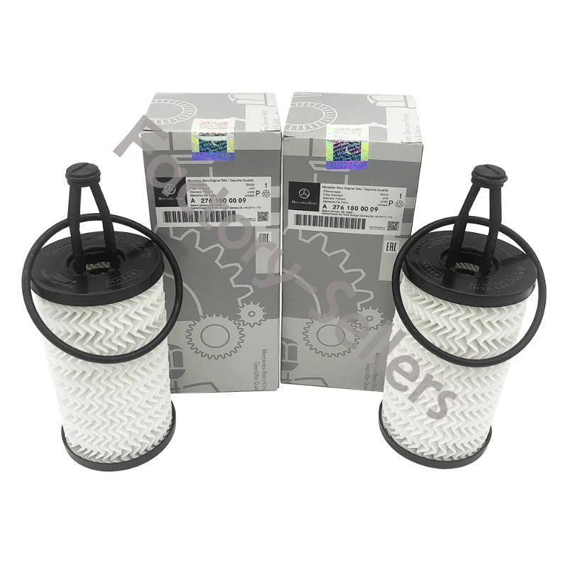 Kit de filtro de aceite de motor OEM 2x Mercedes Benz C CL CLS E GLC GLE GLK ML R S EE. UU. Foto 2 de 4