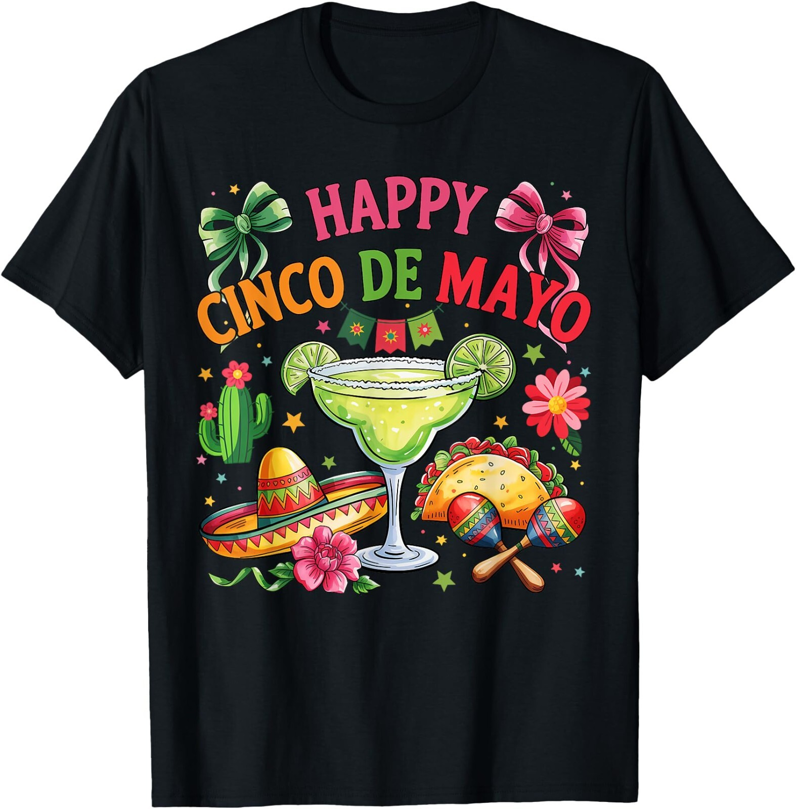Happy Cinco de Mayo Fiesta Mexican Party Men Women T-Shirt , Unisex Tee